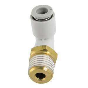 Amico 6mm OD Tube to 13mm Male Thread Pneumatic Quick Connector Elbow 