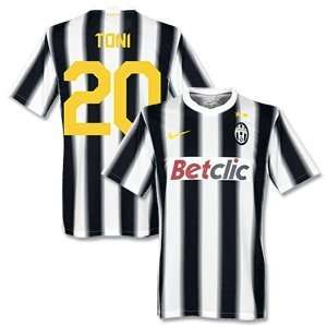 11 12 Juventus Home Jersey + Toni 20 (Fan Style)  Sports 