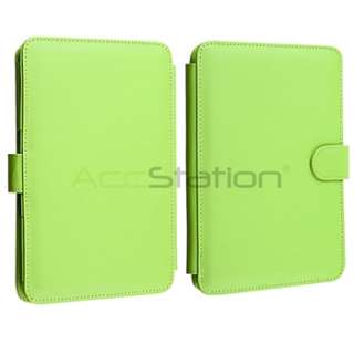Green Leather Carry Skin Case Cover PouchFor  Kindle 3 3G 