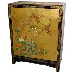 Gold Leaf Lacquer Cabinet (China)  