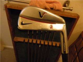 NIKE TIGER WOODS VICTORY RED FORGED BLADE IRONS DGS300 NICE #2341 
