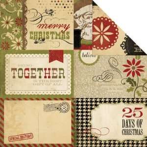  25 Days Of Christmas Double Sided Elements 12X12 Sheets 