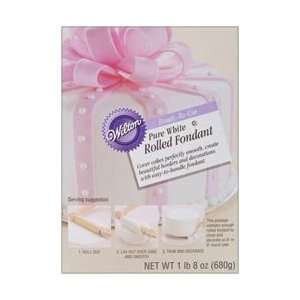 Wilton Ready To Use Rolled Fondant 24 Ounces/Pkg Pure 