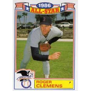  1987 Topps All star Game Set #21 Roger Clemens Sports 