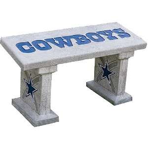 Team Sports Dallas Cowboys Stained Concrete Bench  Sports 