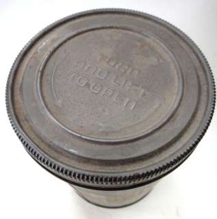 antique fresh roasted bokar ground steel cut coffee tin of a p coffee 