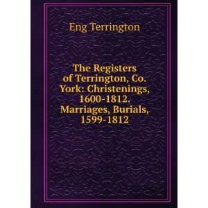  The Registers of Terrington, Co. York Christenings, 1600 
