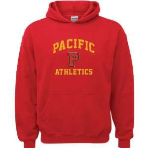  Pacific Boxers Red Youth Athletics Arch Hooded Sweatshirt 