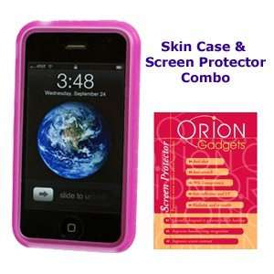 Skin Case & Screen Protector Combo (Textured Design) for Apple iPhone 