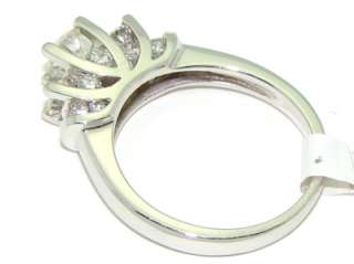 New Three Stone 14kt Gold 1.5ct Diamond Engagement Ring  