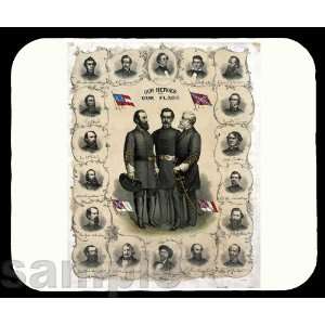  Confederate Officers Mouse Pad 