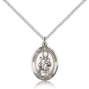 Sterling Silver St. Simon Pendant Jewelry