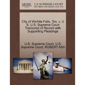 of Wichita Falls, Tex, v. U S. U.S. Supreme Court Transcript of Record 