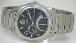 NEW CITIZEN ECO DRIVE DUAL TIME WR MENS WATCH FREE SHIP  