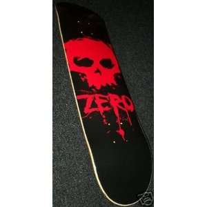  Zero 7.75 Blood Skull Skateboard Deck
