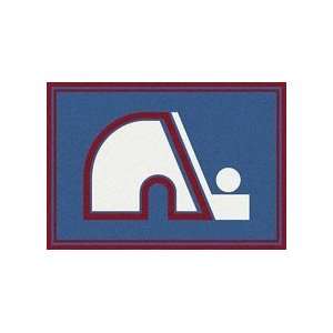  Quebec Nordiques 3 10 x 5 4 Team Spirit Area Rug (Vintage Logo 