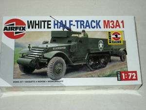 Airfix Series 2 White Half Track M3A1 172 Model Kit  