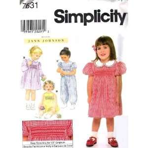   Dress & Romper with Smocking, AA (Size 1/2 1 2) Arts, Crafts & Sewing