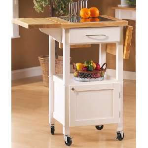  HomeStyles® Stainless Top Kitchen Cart Furniture & Decor