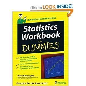  Statistics Workbook For Dummies byJohnson Johnson Books