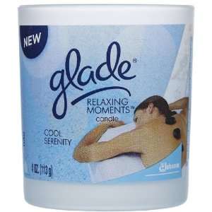 Glade Relaxing Moments Jar Candle, Cool Serenity 