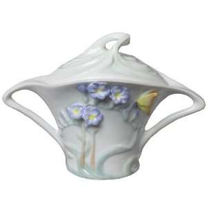  Purple Freesia Porcelain Sugar Jar