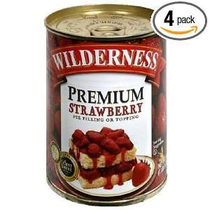 Wilderness Premium Fruit Strawberry Pie Filling and Topping, 21 Ounce 
