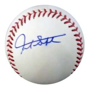  Mike Stanton Autographed MLB (Panel) Baseball Sports 