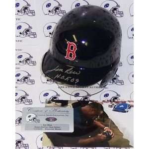  Boston Red Sox Jim Rice Hand Signed Mini Helmet Sports 