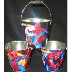 Spiderman Collectors Tin Pail  Toys & Games  