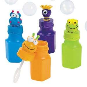  Colorful Monster Bubble Bottles (2 dz) Toys & Games