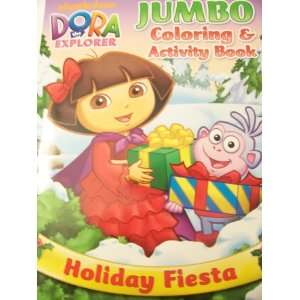  Dora the Explorer Jumbo Coloring & Activity Book ~ Holiday 