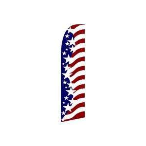  USA Star Spangled Feather Banner Flag (11.5 x 3 Feet 