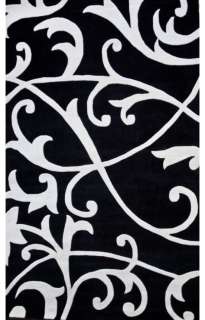 Contemporary Large Area Rugs NEW Carpet Scrolling Vines Hand Tufted 