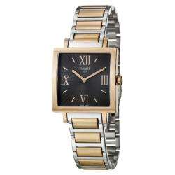 Tissot Womens Happy Chic Rose Goldtone Stainless Steel Watch 
