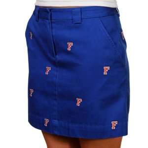   Florida Gators Ladies Royal Blue Chino Logo Skirt