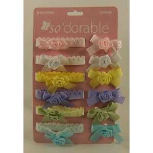  So Dorable 12 Pieces Headbands and Bows 