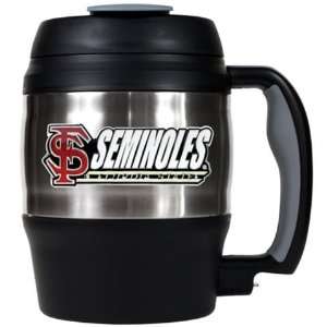  FSU Florida State University Large Travel Mug With Handle 
