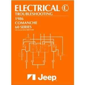  1986 JEEP COMANCHE 60 SERIES Electrical Service Manual 