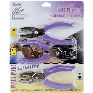  Hole Punches 3/Pkg 1/16, 1/8, 5/16 Circles (1201 14 