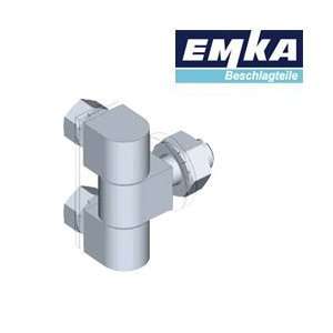  1039 U6   EMKA Screw On 3 Part Hinge