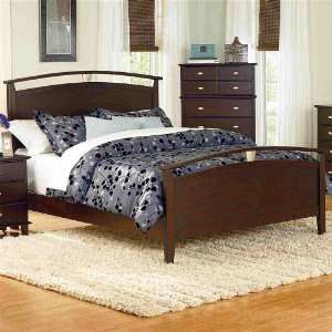 Coaster Lisa Contemporary Curved Headboard and Footboard 