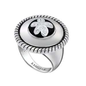  New Kameleon Jewelry Silver Rope Edge Ring KR3 Size 7 