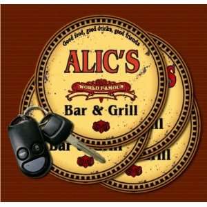  ALICS Family Name Bar & Grill Coasters