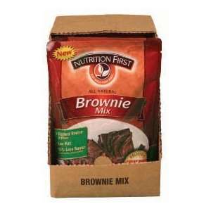 Nutrition First All Natural Brownie Mix   Case of 6 Pouches  