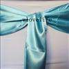   Royal Blue Satin Chair Sashes Bow Cover Banquet Wedding Party  