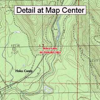 USGS Topographic Quadrangle Map   Hoko Falls, Washington (Folded 