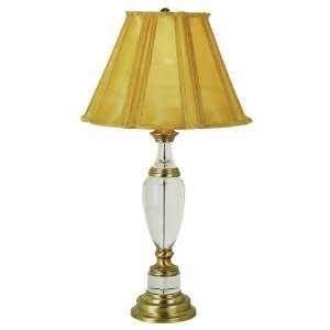   Antique Gold Table Lamp W/ Crystal BodyRTL 7525 AG