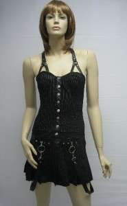 Lip Service Black Mini Dress Punk Rock Gothic XS   XXL  