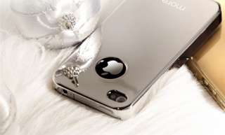 iPhone 4 4S Metallic Case MORE THING Noel Collection (Aluminum Silver 